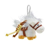 Genérico Horse Plush Keychain - Chinese New Year Ornament For Gifting | Soft Plush Material with Collectible Design, Small Cute Horse Accessory For Kids Adults Family Friends Boys Girls Women