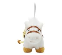 Genérico Horse Plush Keychain - Ornament Ring for Birthday Travel | Iron with Soft Plush, Lightweight Build, Compact Size, Backpack Decoration, Holiday Graduation Gift, Kids, Adults, Girls and Boys