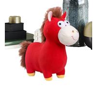 Genérico Horse Plush Mascot - 2026 Chinese New Year Doll for Kids | Plush Cotton with Soft Stuffed Design, Cute Animal Toy Decoration, Home Office Desk Sofa Dorm Gift for Adults Friends