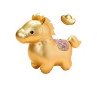Genérico Horse Plush Toy - Year of The Horse Stuffed Animal, Adorable Mascot Bag Pendant | Lightweight Portable Design, Decorative Gift Function, Ideal for Backpacks College Students Collectors