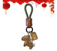 Genérico Horse Purse Charm - Leather Mascot Keychain, Horse Year Decor | Car Key Chain Accessory System, Stylish Backpack Purse Pendant for Women Men Family Friends Travel Commuting Outdoor