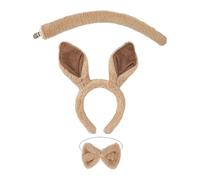 Genérico Horse Role Play Headgear Set, Horse Ears, Kids Horsee Tail Party Headwear Set, 2026 New Year Realistic Cosplay Costume For Holiday Photoshoot New Year Party Performance Kids Teens Adults