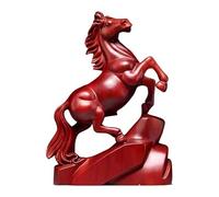 Genérico Horse Sculpture - Horse Statue, Hand-Carved Wood Blessing Souvenir | Collection Successful Meaning New Year Home Decor For 2026 Holiday Office Living Room Tabletop Chinese Christmas Birthday