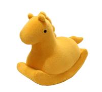 Genérico Horse Stuffed Animal, 15.7 Inch Rocking Horse Doll, Soft Sleeping Companion, Cute Animal Desktop Ornament, Bed Sofa Living Room Bedroom Decor, Adorable Car and Home Accessory