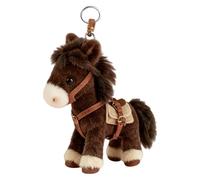 Genérico Horse Stuffed Animal Plush Keychain - Horse Mascot Key Holder, Soft Stuffed Doll Bag Charm For Adults Family Friends Backpack Purse Commuting Travel Outdoor Holiday