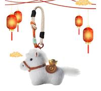 Generico Horse Stuffed | Cute Collectible Figurines Pendant Doll - With Lanyard Mini Plush Keychain | For Adults Kids Birthday Christmas New Year 2026 Party Backpack Bag