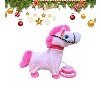 Genérico Horse Toys - Electric Walking Horse | Interactive Plush Toys, Plush Interactive Riding Horses Ride on Toy Stuffed Animal Walking Horses Electronic Toy Pet for Living Room