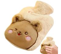 Genérico Hot Water Bag | Hand And Feet Warmer, Animal Cover Hot Water Bag, Cozy Cold Weather Warmer, Hot Water Bottle With Cute Animal Cover, Comfortable Heating Pad For Relaxation & Targeted Warmth