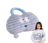 Generico Hot Water Bottle, Cute Cloud Hot Water Pack, Hand Foot Warmer, Reusable Plush Pillow Water Bag, Water Bottle with Handle, Cute Cloud Hand Warmer, Hot Compress Bag for Women,