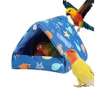 Generico House Cushion - Colorful Design Bird Warm Bed - Effortless Hangings Cute Toy Nest With Soft Fleece Lining For Lovebirds And Small Medium Birds
