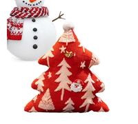 Genérico Housses De Noël Pour Canapé - 40/50cm Coussin De Noël Peluche | Oreiller Doux Et Moelleux, Déco Canapé/Lit, Ambiance Cosy Halloween & Fêtes,