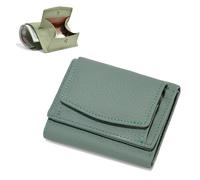 Genérico Houtangduty Mini Wallet, Folding Mini Wallet, Houtndguter Genuine Leather RFID Blocking Card Holder Organizer Pocket, for Woman (#7)