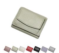 Genérico Houtangduty Mini Wallet, Houtndguter RFID Wallet, Foldable Slim Compact Card Holder Organizer Pocket with Coin Pouch (Green)