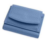 Genérico Houtndguter RFID Wallet, 2025 Leather Mini Wallet, RFID Blocking Card Holder Organizer, Unisex Anti-Fraud Wallet (Blue)