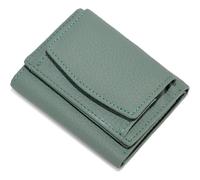 Genérico Houtndguter RFID Wallet, 2025 Leather Mini Wallet, RFID Blocking Card Holder Organizer, Unisex Anti-Fraud Wallet (Light Green)