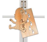 Genérico Huellas de Plantilla de, Plantilla navideña para decoración navideña, Plantillas de Huellas de Madera para Pisos, Plantilla de Piso de Navidad, de Huellas, Decoraciones de Ventanas