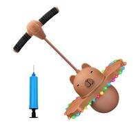 Genérico Hüpfball - PVC-Ball | Wasserschwein mit Pumpe | Hochsprung-Spielzeug-Hüpfball - für Kindergarten, Grundschule, Zuhause, Wohnung, drinnen, draußen, Training.