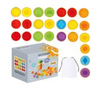 Genérico Huevo Con Forma Para Asociar | Juguete Sensorial de Aprendizaje de Colores - Divertido Ocio Educativo para Pascua Acción de Gracias Fiesta de Regalo Infantil