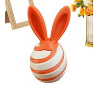Genérico Huevo de Conejo Impreso en 3D - Decoración de Mesa Coleccionable - Figura de Conejo Impresa en 3D con Paso Continuo | para Estudio, Librería, Dormitorio, Apartamento, Salón