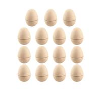 Genérico Huevo De Pascua Decorativo | Divertido E Interactivo Hecho A Mano,15 Piezas De Huevos Pintables para Pascua - para Niños Niñas Decoración Escritorio Dormitorio Estantería