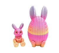 Genérico Huevo Impreso En 3D - Decoración De Mesa para Semana Santa,Y Juguetes para Escritorio,para Niños Coleccionistas Exhibición en Estantería Mesita Dormitorio Sala Oficina