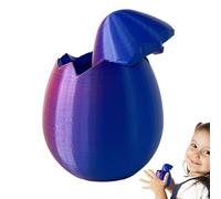 Generico Huevos de dragón impresos en 3D - Figura rellenable artesanal para las fiestas - Huevos de Pascua vacíos, para niños, niñas, amigos, familia, casa, escuela, estudio, escritorio, mesa