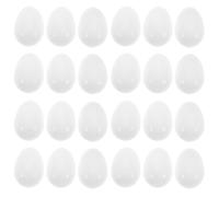 Genérico Huevos de Loro Artificiales Tamaño 15,6 MM X 21,4 MM 30 Piezas para Incubación y Entrenamiento de Aves Pequeñas como Periquitos y Loros Cuáqueros