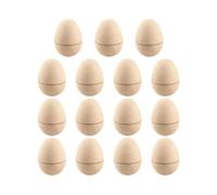 Genérico Huevos De Papel - Pintados 6x4cm 15uds | Suministros Decorativos De Pascua para | Navideño Hecho A Mano para Manualidades Y Artes Creativas para Niños, Escritorio, Dormitorio, Sala De Es