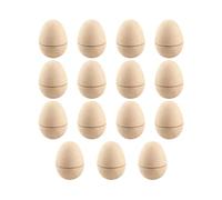 Genérico Huevos de Pascua Pintables,Divertido E Interactivo Hecho A Mano | Decoración De 15 Unidades De Huevos De Pascua Pintables - para Niños Niñas Decoración Escritorio Dormitorio Estantería