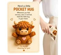 Genérico Hug Card Ghost Inspirational Comforting Support Relief Keepsake