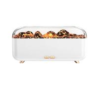 Genérico Humidificador de Aromas con Efecto de, humectante de Aire con nieblas calmantes y luz Que Cambia de Color para Uso en Interiores, humidificador silencioso con Efecto de