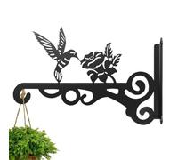 Generico Hummingbird Metal Plant Hanger,Metal Flower Pot Bracket | Flower Pot Hangers - For Gardeners Women Men Homeowners Porch Patio Backyard Front Yard Balcony Home Apartment Living Room Bedroom