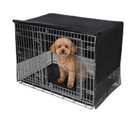 Genérico Hunde-Zwingerabdeckung - (Oxford-Stoff) Sonnenschutz Käfigabdeckung | Käfigabdeckung Zubehör with Atmungsaktives Netz Wasserdicht Für Welpen Katzen Zuhause Innen Außen Gehege