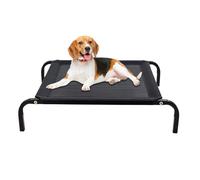 Genérico Hundebett Erhöht - Atmungsaktive Liege | Outdoor Katzenbett - Tag Nacht Kleine Mittlere Hunde Camping Reisen Wohnmobil Garten Terrasse HOF, Klappbare Erhöhte Liegefläche Mesh