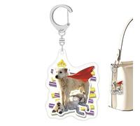 Genérico Hundeschlüsselanhänger - Acryl Schlüsselanhänger | Acryl Hochglanz Tier Anhänger Für Kinder Erwachsene Geburtstag Geschenk Party Deko Schlüsselbund Auto Handtasche Reise Erinnerung, 109, Se