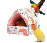 Genérico Hung Bird Bed - Protection from Cold, Winter Warm Bird Nest House, Hanging Hammock Velvet Shed Hut | Cute Toy Nest with Plush Material for Lovebirds, Parakeet and Small and Medium Birds