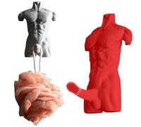 Genérico Hung Hook Fun Muscular Man Wall Hook, 3D Muscle Man Coat Hanger for Bathroom Bedroom, Wall Mounted Muscle Men Hooks for Towels Coats and Bags, Unique Humorous Home Decor