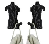 Genérico Hung Hook Fun Muscular Man Wall Hook, 3D Muscle Man Coat Hanger for Bathroom Bedroom, Wall Mounted Muscle Men Hooks for Towels Coats and Bags, Unique Humorous Home Decor