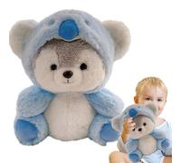 Generico Husky relleno - Suave y tierna muñeca Husky transformable en peluche | Transformar la muñeca del perro del juguete de la felpa del husky, perro husky relleno co