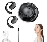 Genérico Hy-T26 Pro Language Translator, New Hy T26 Pro Headphones Translator, Two-Way Translator, Supports Over 75 Different Languages, Equipped with Ai App, HiFi Level Stereo Sound (Black)
