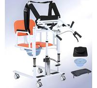 Genérico Hydraulic Patient Lift Chair, Adjustable Height, 180° Opening, 400 LB Capacity, for Home Care, Ideal for Older Adults