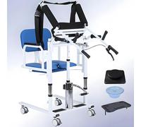 Genérico Hydraulic Patient Lift Chair, Adjustable Height, 180° Opening, 400 LB Capacity, for Home Care, Ideal for Older Adults