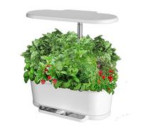 Genérico Hydroponics Indoor Garden,Smart Herb Planter Kit w/LED Grow Light,Automatic Water Circulation System for Kitchen Countertop, Self-Water Vegetable Starter Machine for Home Use
