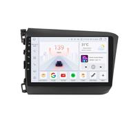 Genérico HYMLMY Radio estéreo para Coche con Android y navegación GPS para Honda Civic 2012-2015,Pantalla táctil de 9 Pulgadas,Bluetooth,FM,RDS,HiFi,WiFi (S6 4+64 GB)