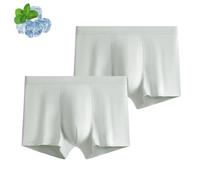Genérico Ice Boxer Pro Ultra Comfortable Premium Silk Underwear, Built-In with 3D Pouch Soft, Cooling Breathable (E,XL)