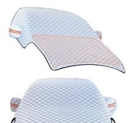 Genérico Ice Cover - Aluminum Foil, Universal Size Snow Shield Car Windshield Sun Shade - UV Protection and Weather Resistant, Winter Driving Cover For Cars, SUVs, Trucks, RVs