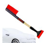 Genérico Ice Scraper - Double-Head Snow Removal Brush Ice Shovel for Windshield, Window, Truck, Sedan, RV, Effective Winter Frost Cleaning Tool for Safe Driving Vehicle Detailing