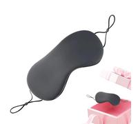 Genérico Ice Silk Shield, Breathable Night Sleep, 9x4 Inches Blindfold with Elastic Strap, Smooth Light Blocking Cover, Relaxing Eyeshade with Contoured Style, Rest Aid for Airplane & Bedroom