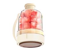 Genérico Ice Trays For Freezer - 400ml Portable Reusable Cup,Push Water Bottle with Ice Tray,for Cold Brew Drink Cocktail Whiskey Summer Travel Home Office Beach Picnic