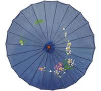 Generico IL! Paraguas oriental de seda china estilo vintage Paraguas Mujeres Decorativas Danza Sesión Fotográfico Decoración Sombrilla, turquesa, Diametro: 78 cm